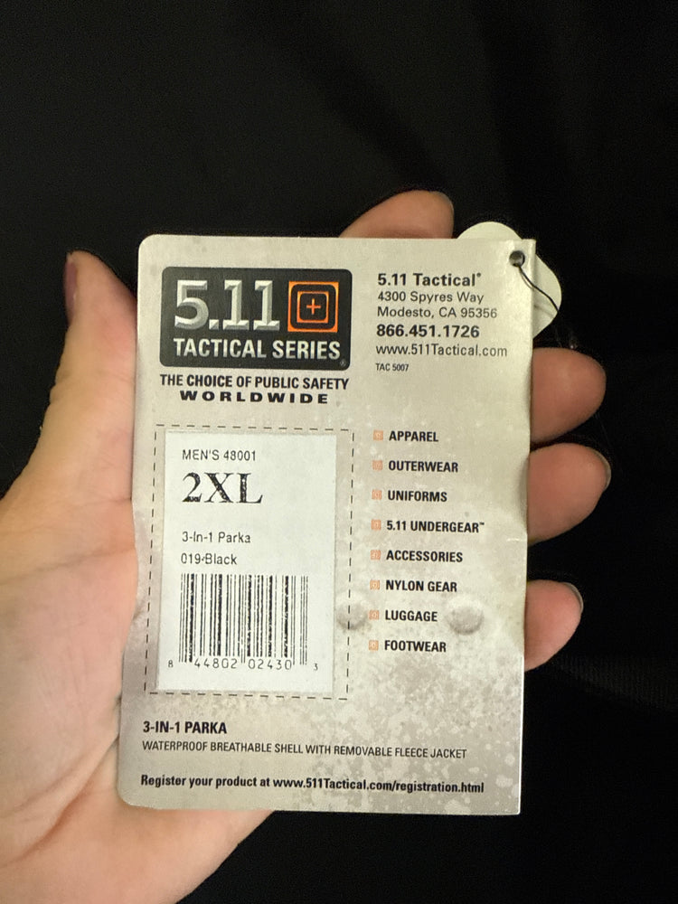 NWT 5.11 TACTICAL 3-in-1 PARKA (org$311)