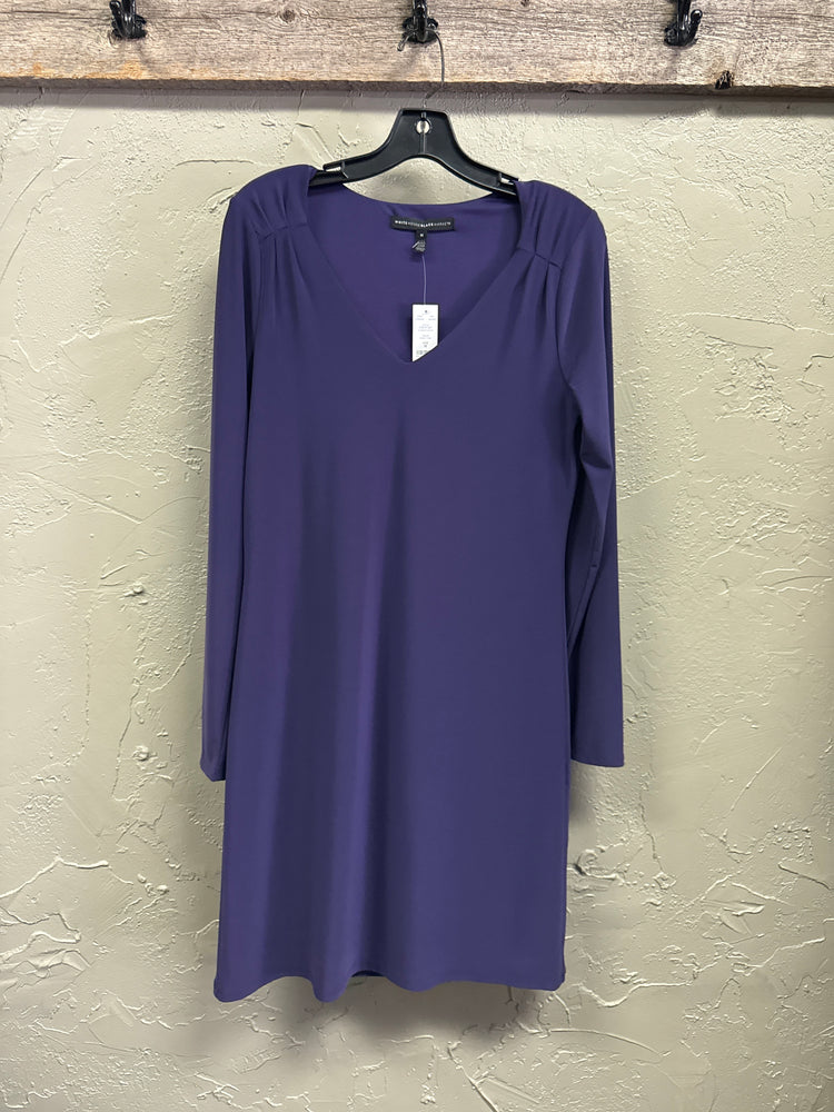 NWT WHBM PLEATED SHOULDER DRESS (org$120)