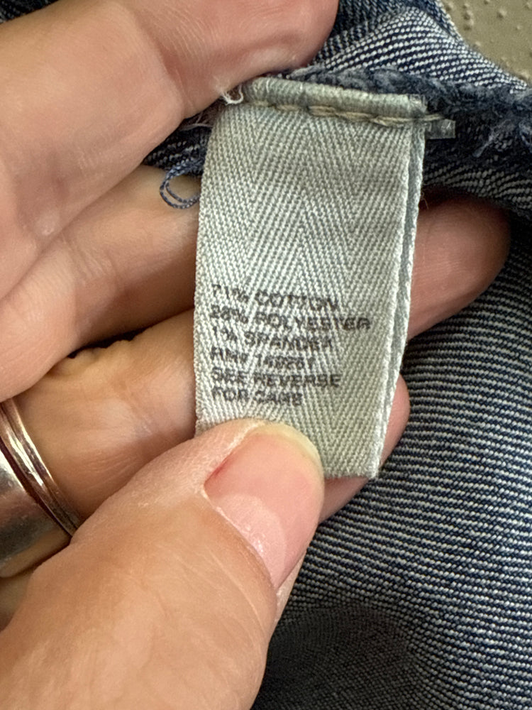 NWOT INDIGO THREAD DENIM JACKET