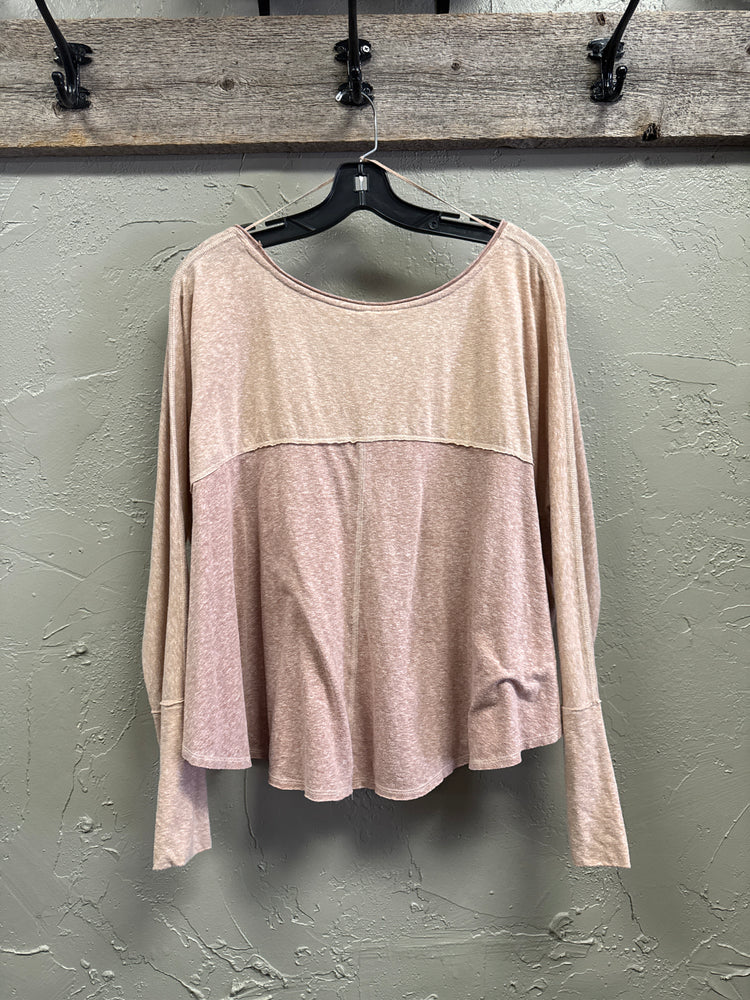 WE THE FREE SCOOP NECK TOP