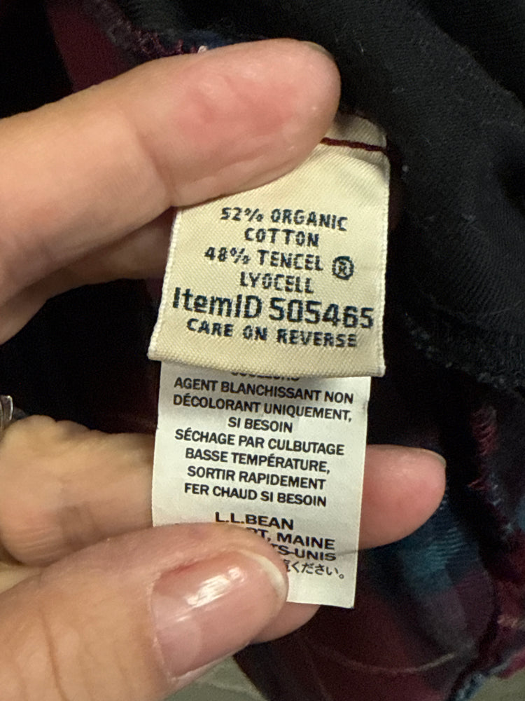 LL BEAN FLANNEL SHIRT
