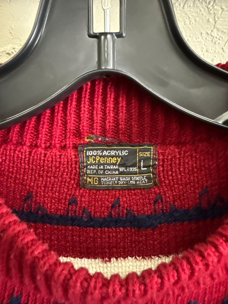 VTG 70's JC PENNY FAIR ISLE SWEATER
