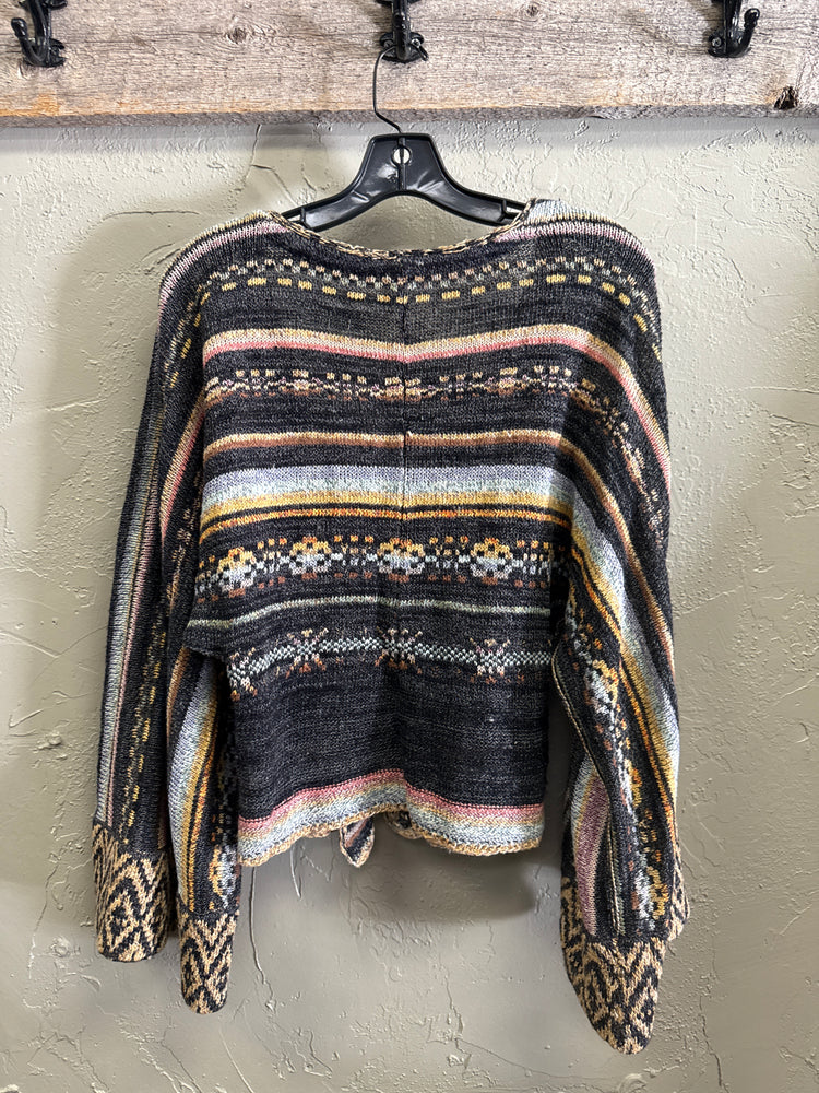 FREE PEOPLE BELL SLEEVE CROP CARDI (org$148)