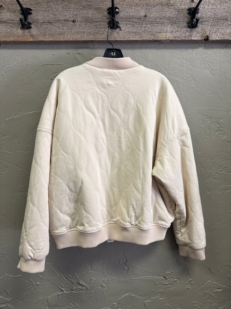 QUILTED BOMBER JACKET