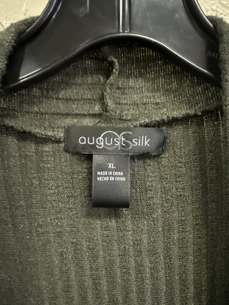 AUGUST SILK RIBBED VEST