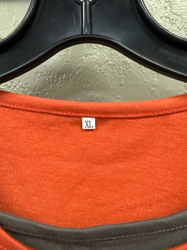 FAUX LAYERED CREWNECK