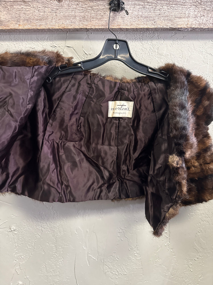 VTG MORTONS FUR CAPELET