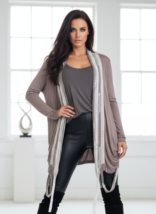 NWT BKE EMBELLISHED CARDIGAN (org$58)