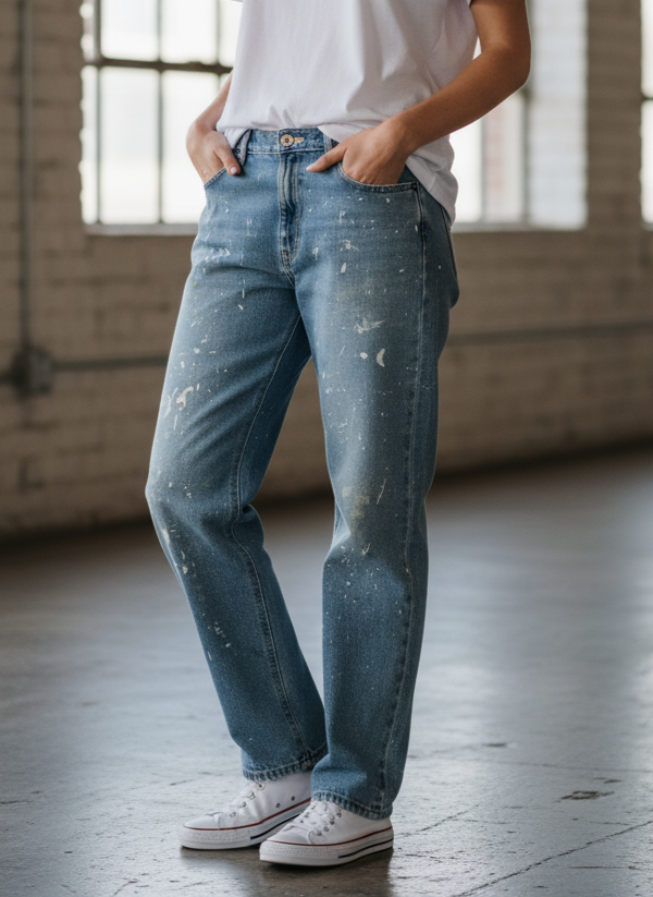 VTG PAINT SPLATTER JEAN