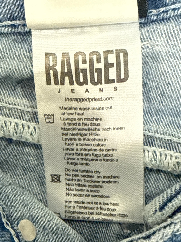 RAGGED PANELED JEAN