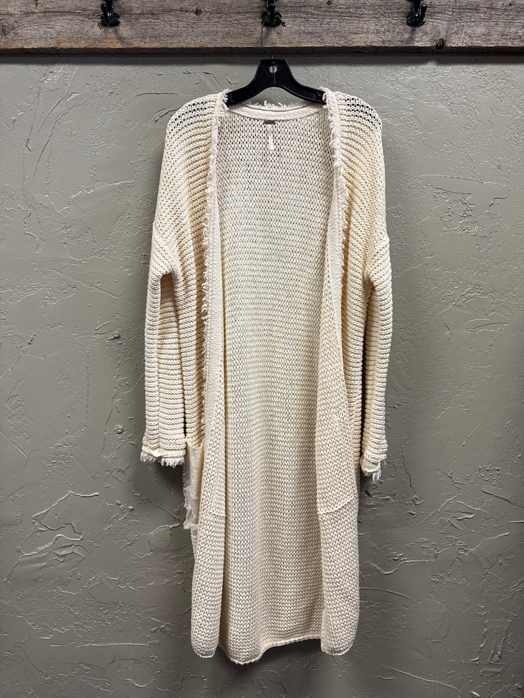 FREE PEOPLE LONG CARDIGAN (org$168)