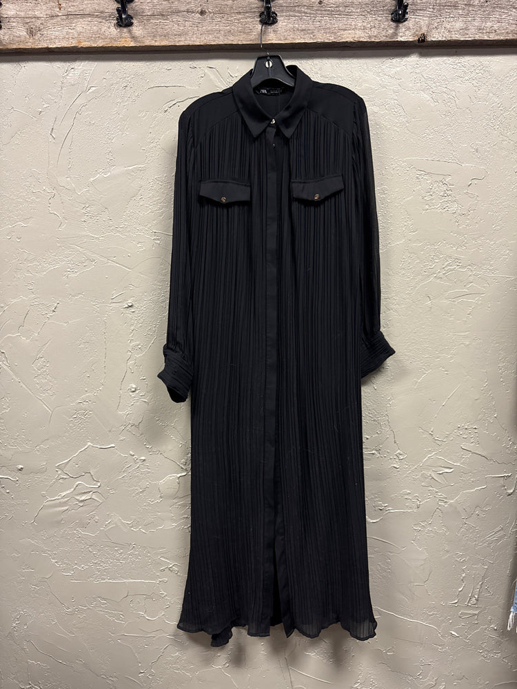 NWT ZARA MAXI SHIRT DRESS (org$80)