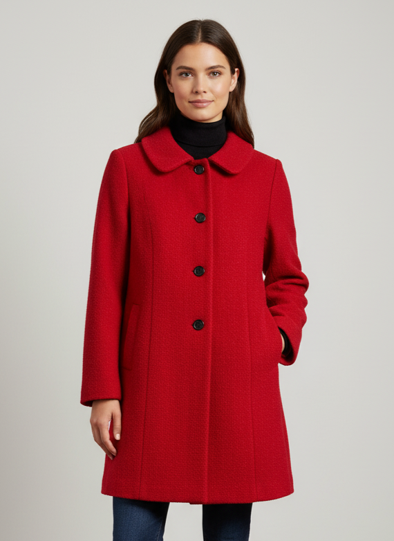 TALBOTS WOOL BLEND CAR COAT (org$225)