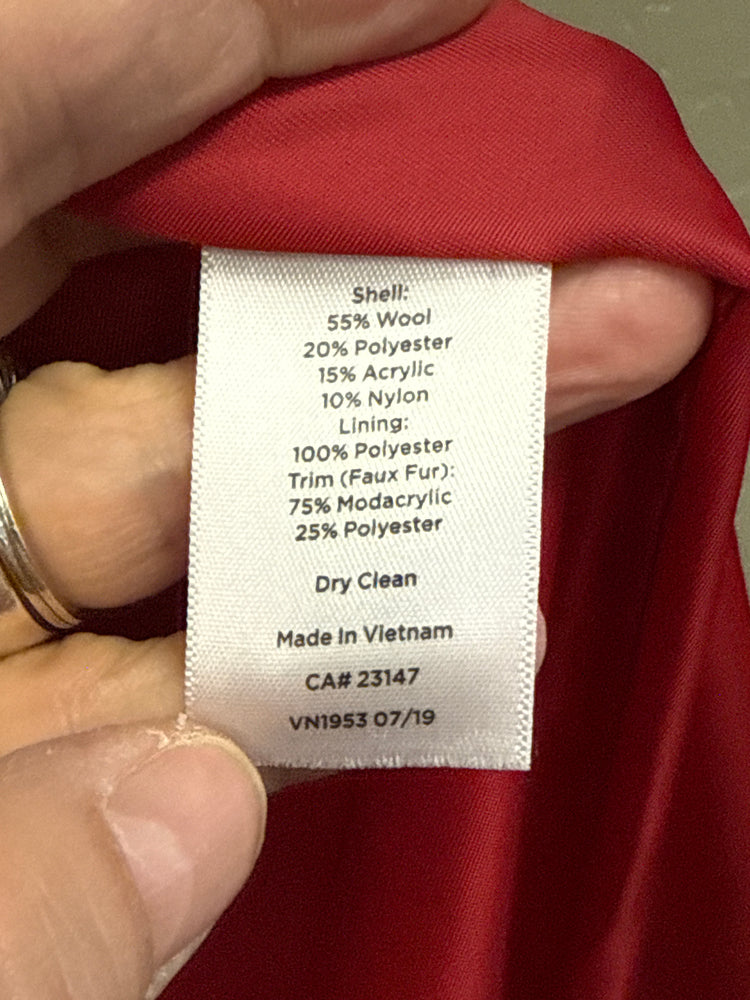 TALBOTS WOOL BLEND CAR COAT (org$225)