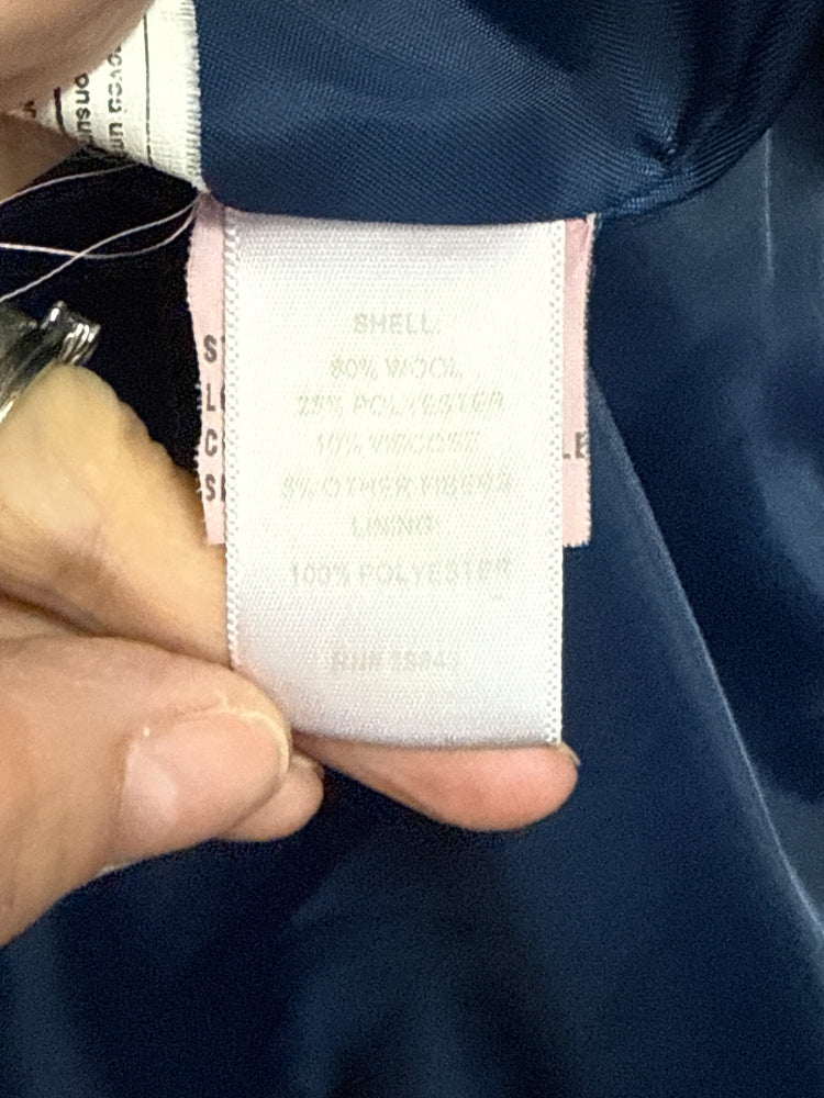 TAHARI RUFFLED PEACOAT (org$225)