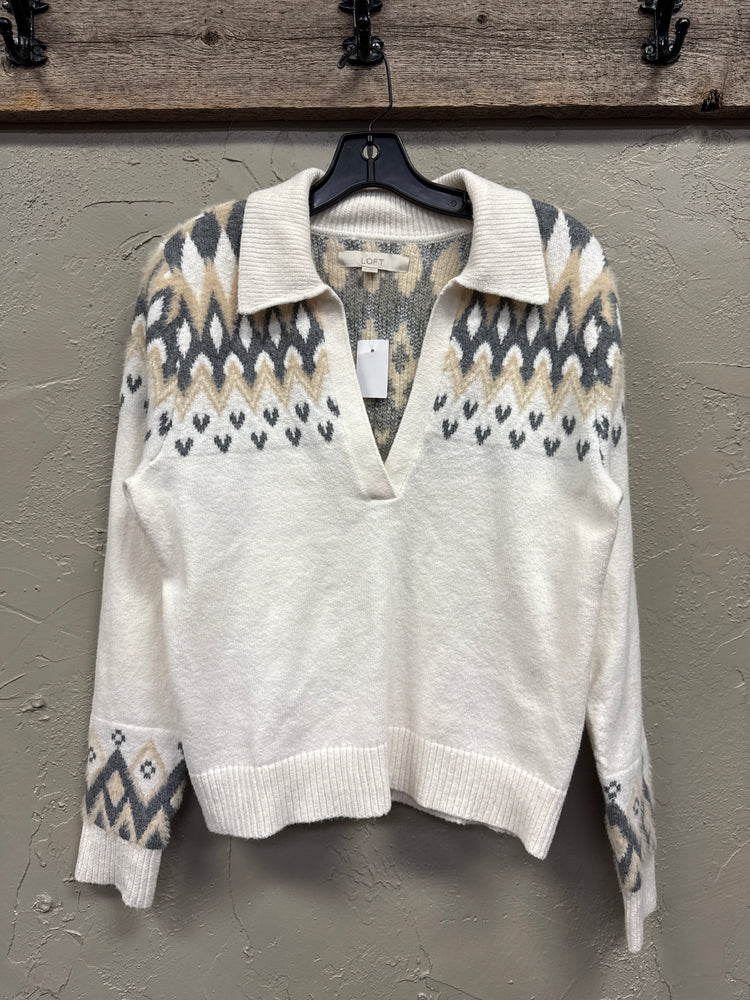*NWT LOFT FAIR ISLE SWEATER