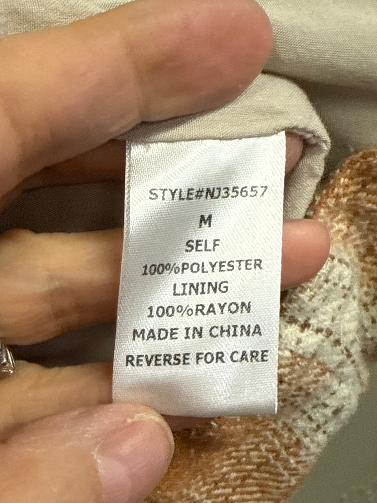 LUMIERE CROP FLANNEL SHACKET