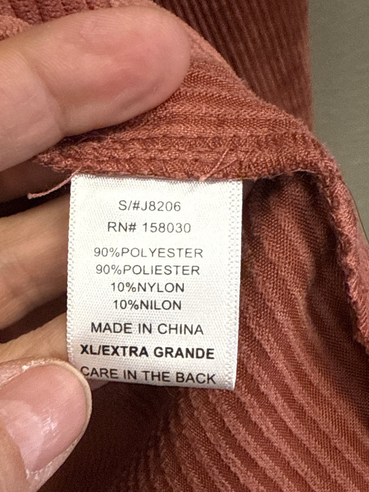 LOVE TREE CORDUROY SHACKET