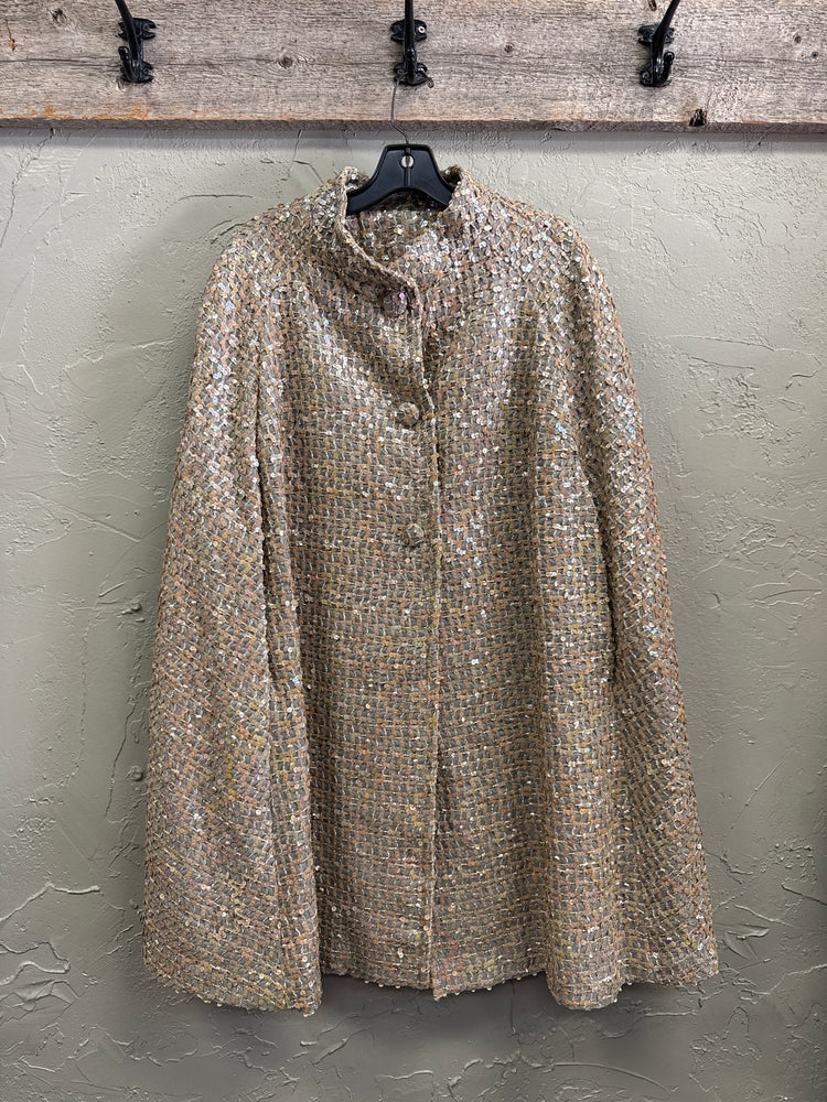 VINTAGE SEQUIN CAPE