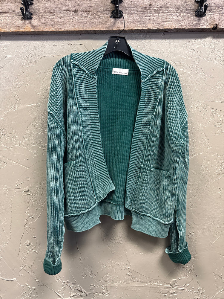 ZENANA BOXED CARDIGAN
