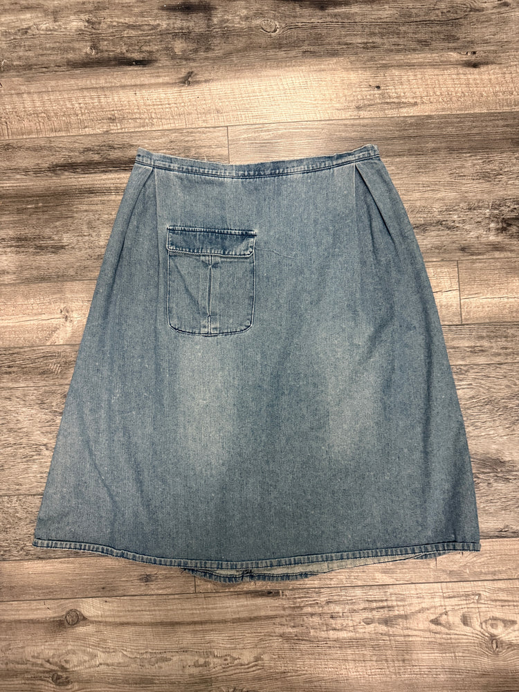 VTG DENIM MIDI SKIRT