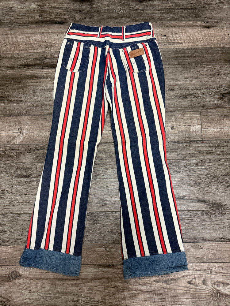 VTG 60’s WRANGLER HIPPIE STRIPED JEAN