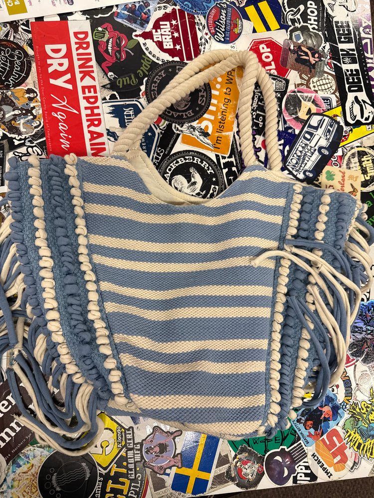 STRIPED BEACH TOTE