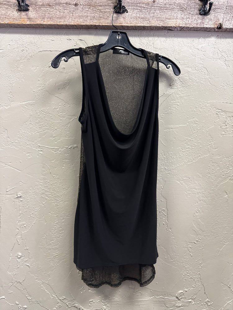 JANE NORMAN METALLIC BACK TOP