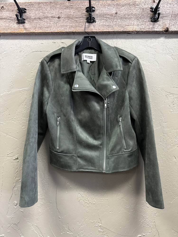 NWT BB DAKOTA ULTRA SUEDE MOTO JACKETS (org$99)