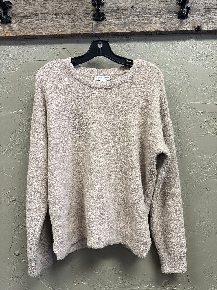 CUPCAKES & CASHMERE FLEECE CREW NECK