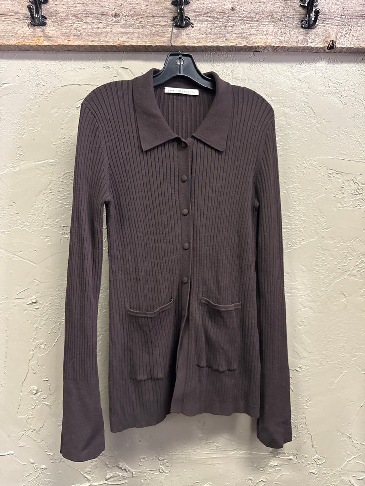 LIVE THE PROCESS TUXEDO CARDIGAN (org$330)