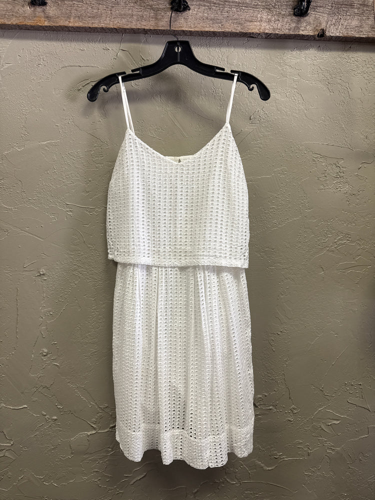 MADEWELL EYELET OVERLAY DRESS