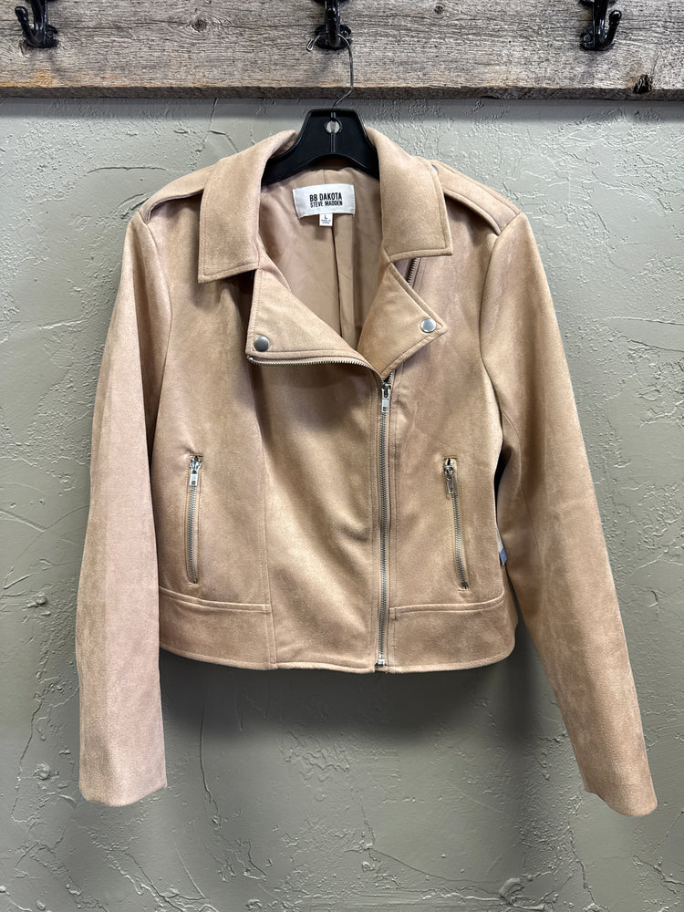 NWT BB DAKOTA ULTRA SUEDE MOTO JACKETS (org$99)