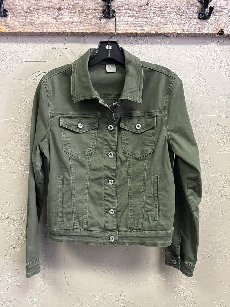 COTTON BLEND TRUCKER JACKET