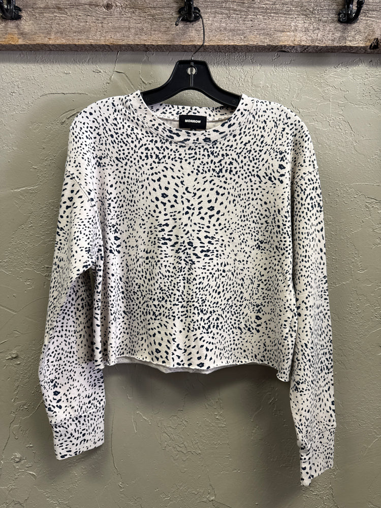 NWT MONROW CROP SWEATSHIRT (org$146)