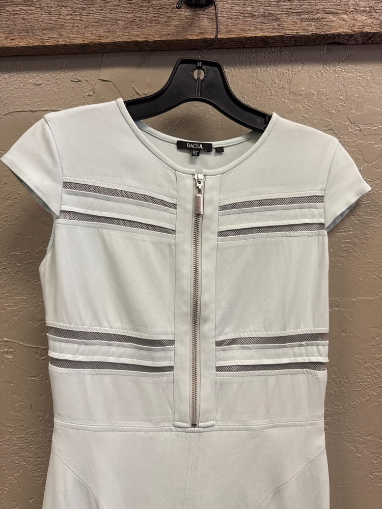 RAOUL ZIP FRONT SHEATH DRESS (org$405)