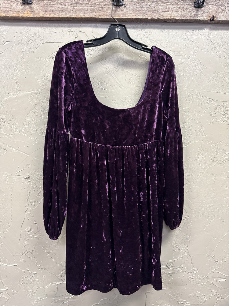 FREE PEOPLE VELVET DRESS (org$128)