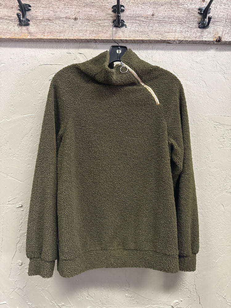 NWOT NECK ZIP PULLOVER
