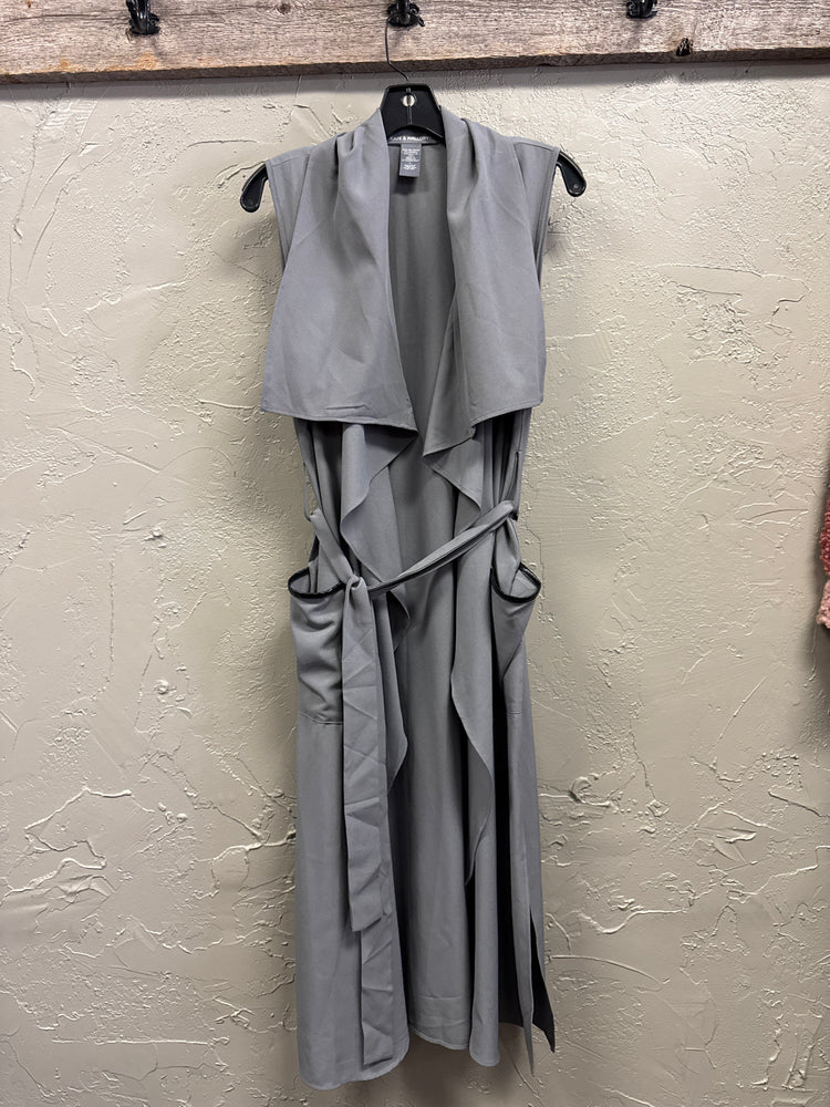 NWOT KATE & MALLORY BELTED DUSTER VEST
