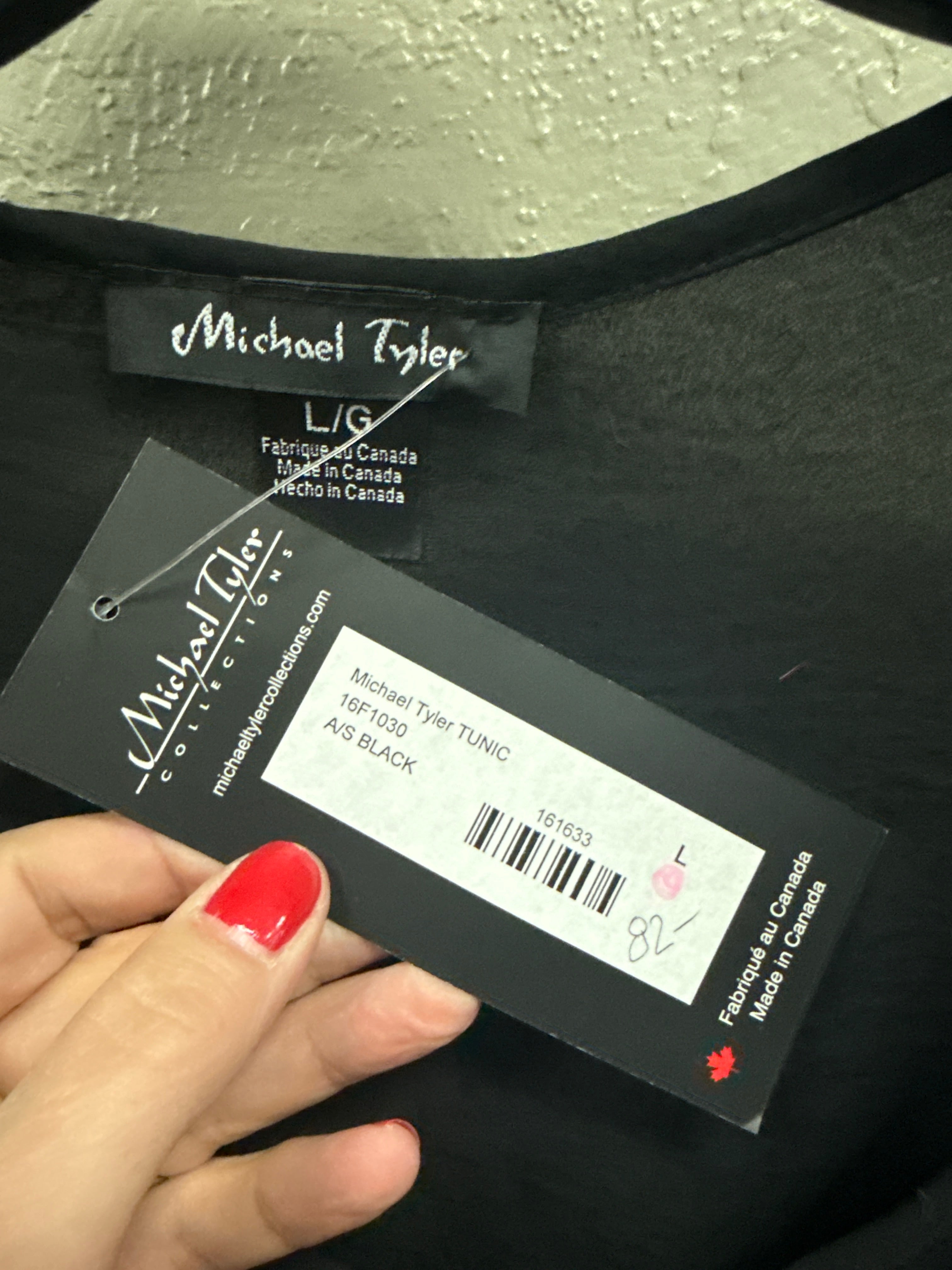 NWT MICHAEL TYLER LAYERED TUNIC (org$82)