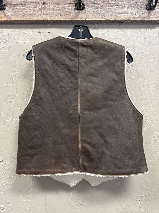 VTG BRANDON THOMAS SHEARLING VEST