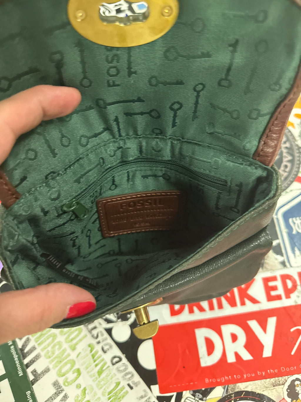 FOSSIL MINI CROSSBODY BAG (org$140)