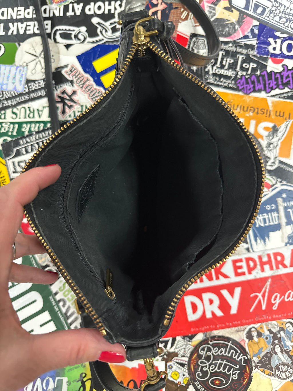 FOSSIL LEATHER CROSSBODY