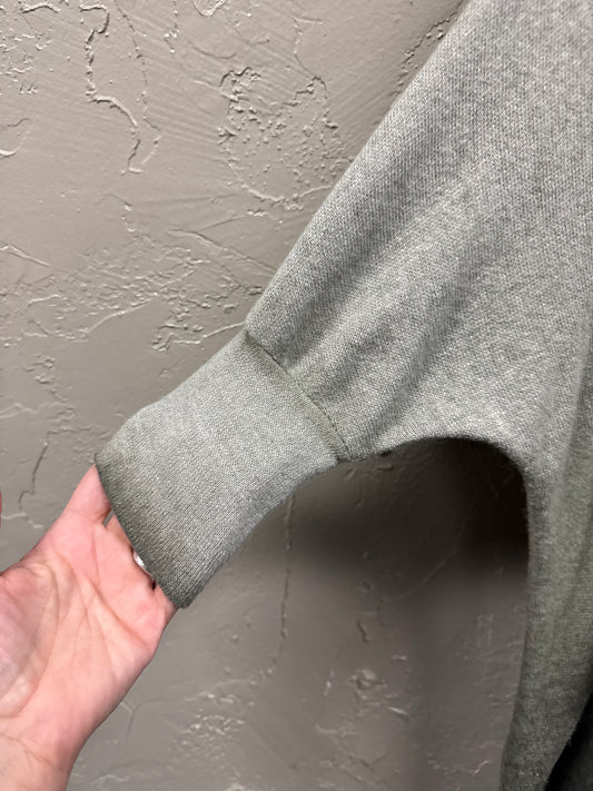 SCANDAL LAYERED COWL NECK SWEATER