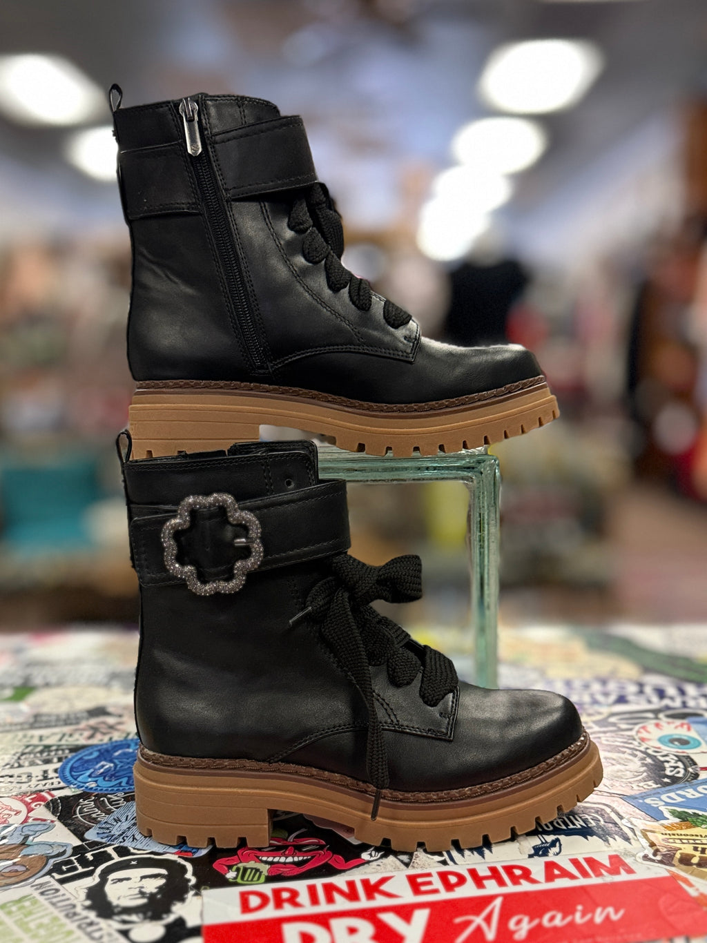 NWT SAM & LIBBY COMBAT BOOT (org$50)
