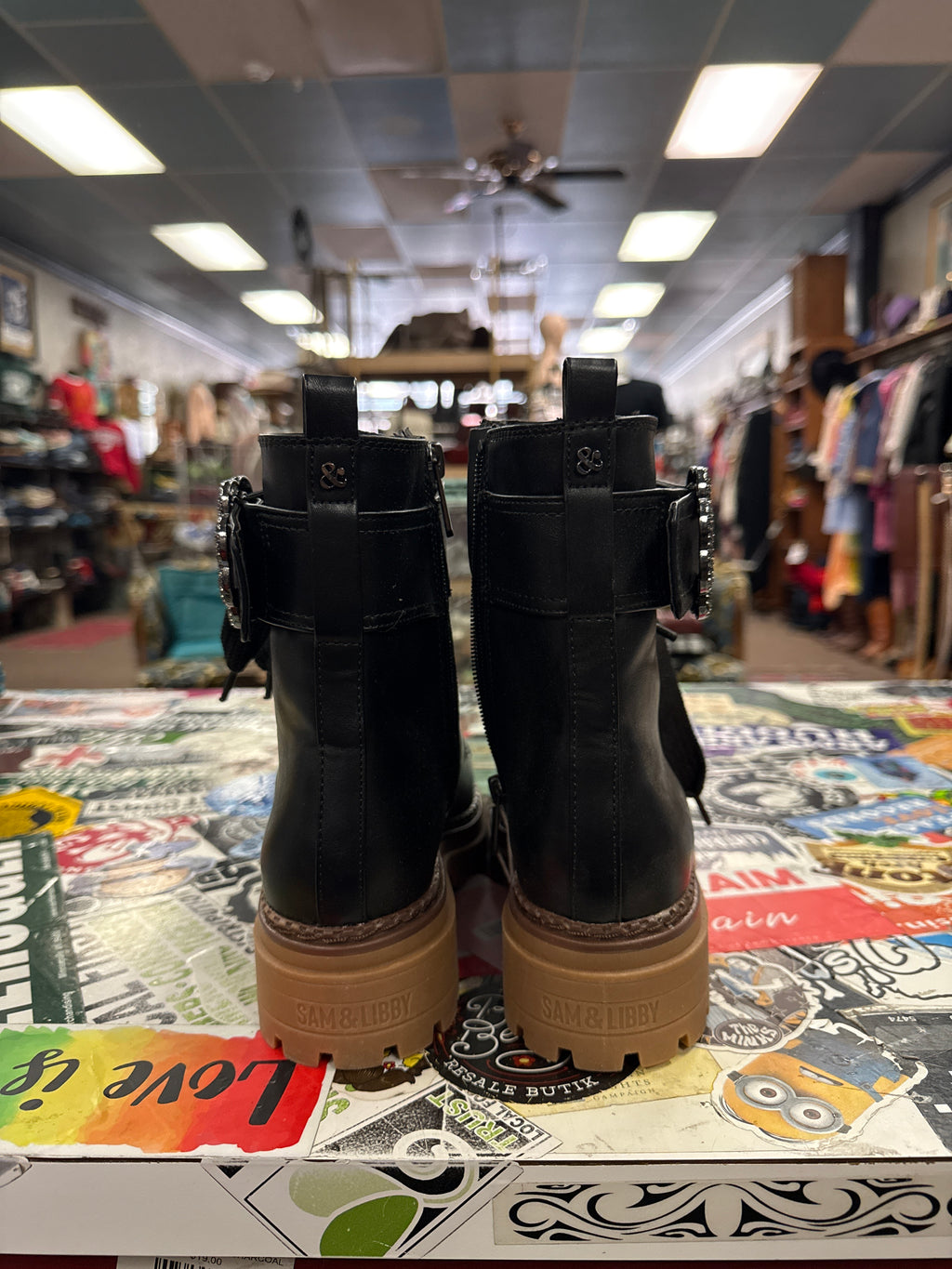 NWT SAM & LIBBY COMBAT BOOT (org$50)