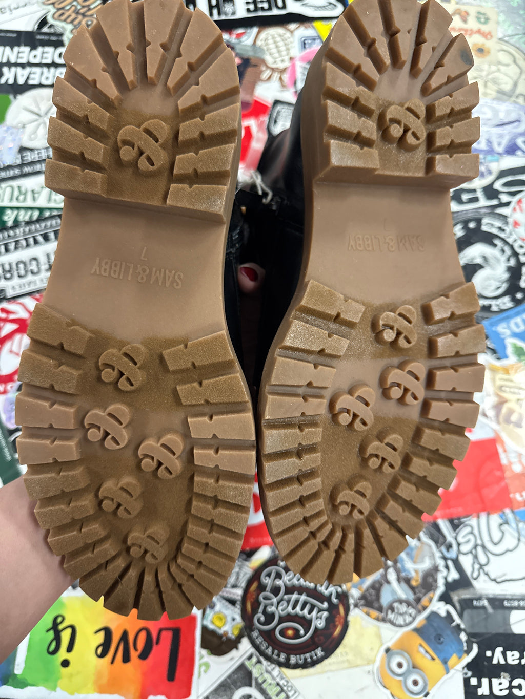 NWT SAM & LIBBY COMBAT BOOT (org$50)