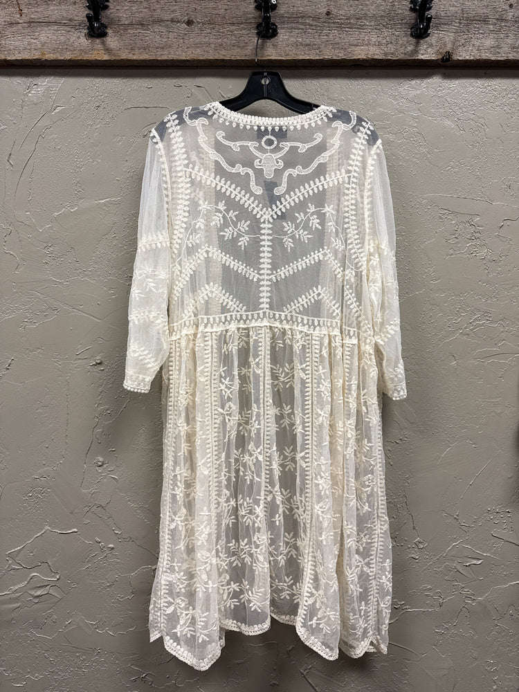 NWT LANE BRYANT LACE KIMONO (org$60)