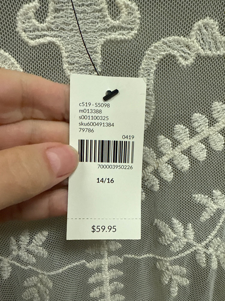 NWT LANE BRYANT LACE KIMONO (org$60)