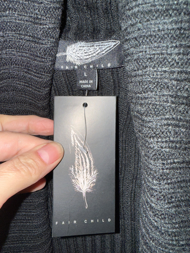 NWT FAIR CHILD RIBBED CARDIGAN